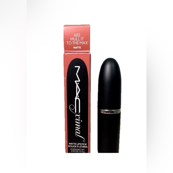 MAC Silky Matte Lipstick -Mull It To The Max, Rose Coral, Nourishes 12 Hrs. NIB - Picture 5 of 5